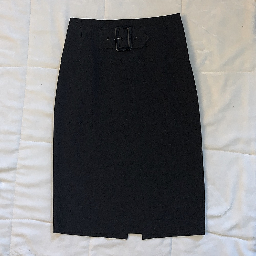 Cache Black Pencil Skirt